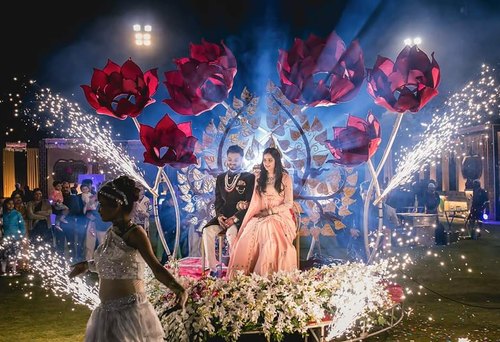 best bride groom entry theme surat