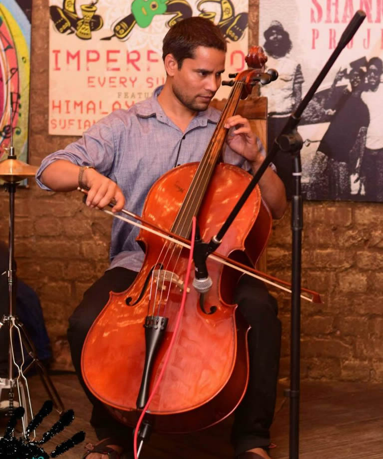indian cello player surat india
