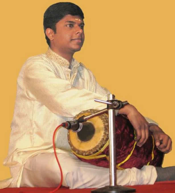 famous mridngam player surat